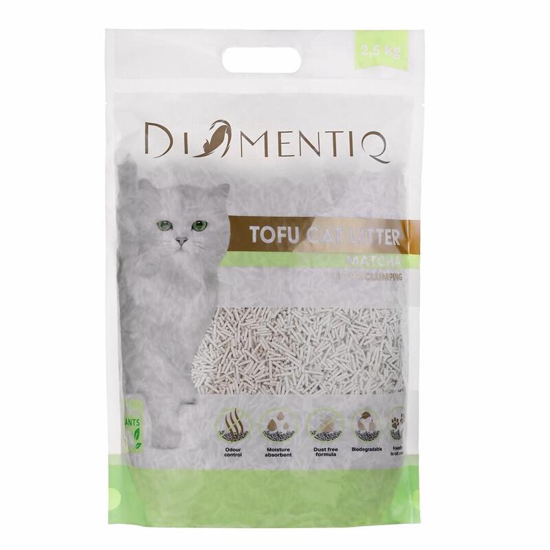 Diamentiq Tofu Matcha Ultra Clumping - Arena Vegetal - 2,5 Kg