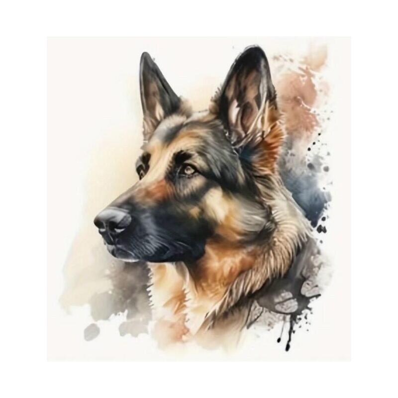 Diamentowa Mozaika - Pies Owczarek Niemiecki