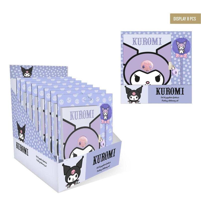 Diario + Boligrafo Kuromi Hello Kitty