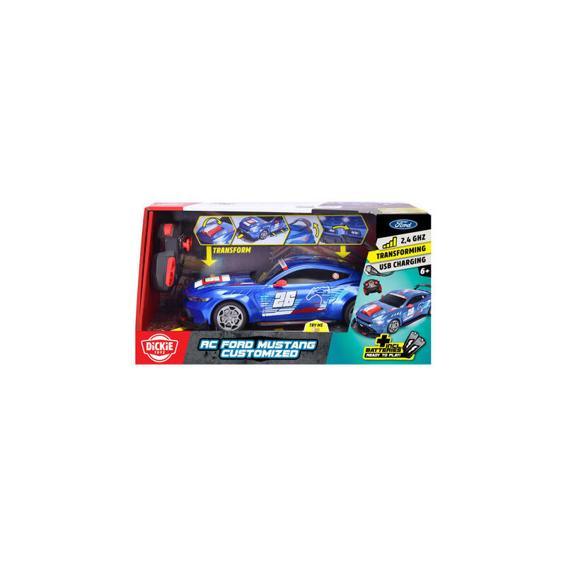 Dickie Rc Ford Mustang Personalizado Escala 1:16 201105014