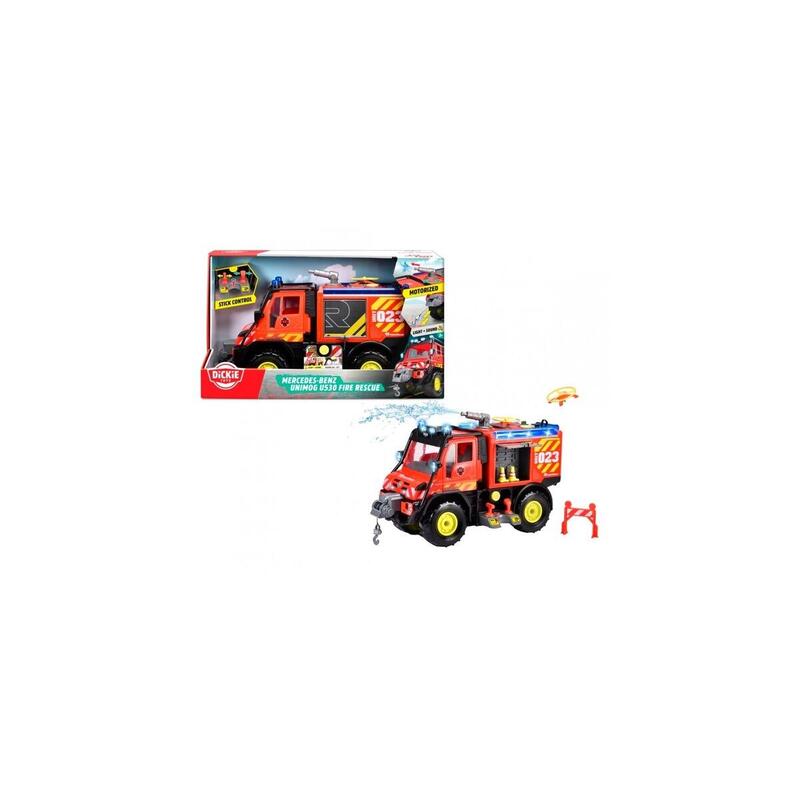 Dickie Unimog U530 Fire Rescue, Vehículo De Juguete 203719033