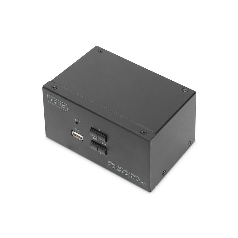 Digitus Ds-12860 Kvm Switch Hdmi De Escritorio 2 Puertos