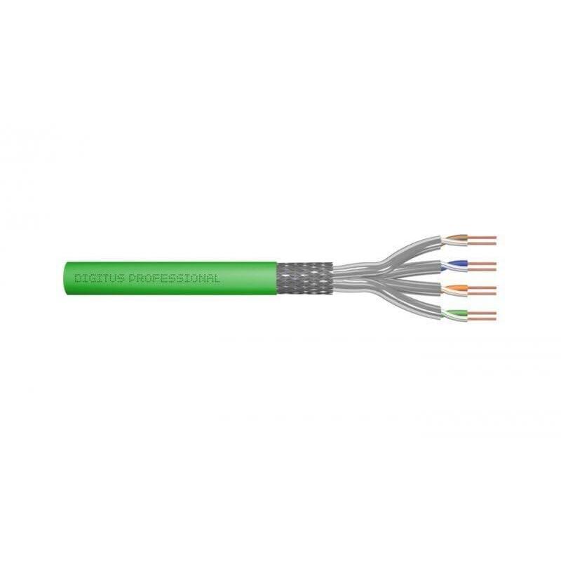 Digitus Installation Cable Cat.8.2 S Ftp Dca Solid Wire Awg 22 1 Lsoh 50m Verde Foiled