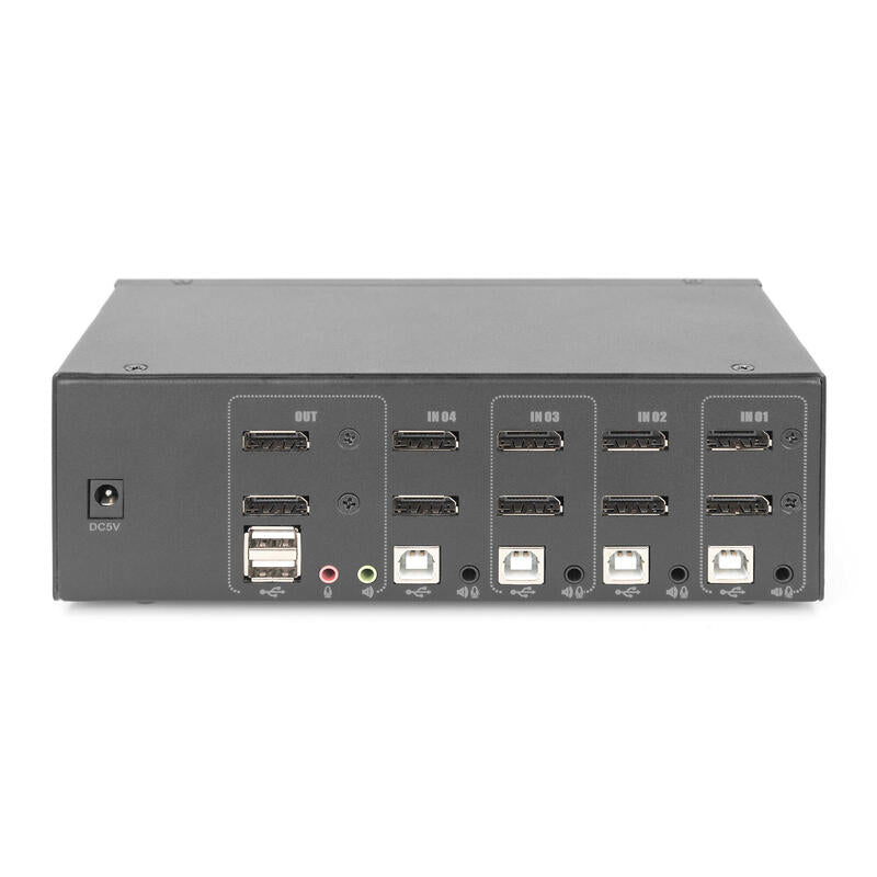 Digitus Kvm Switch 4-Port Dp 4k Dual Display