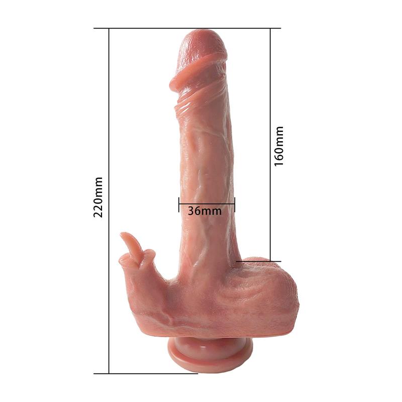 Dildo Con Vibración, Thrusting Y Calor