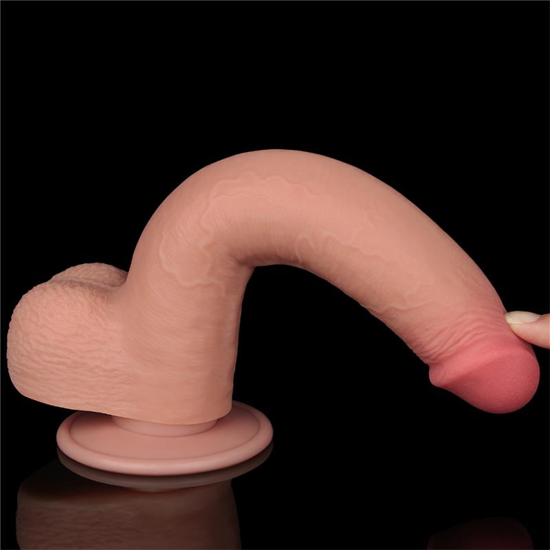 Dildo Dual Density Piel Deslizante 9