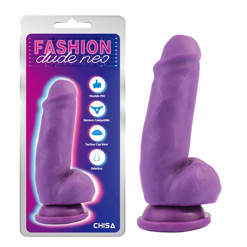 Dildo Dual Density Purpura 6.9