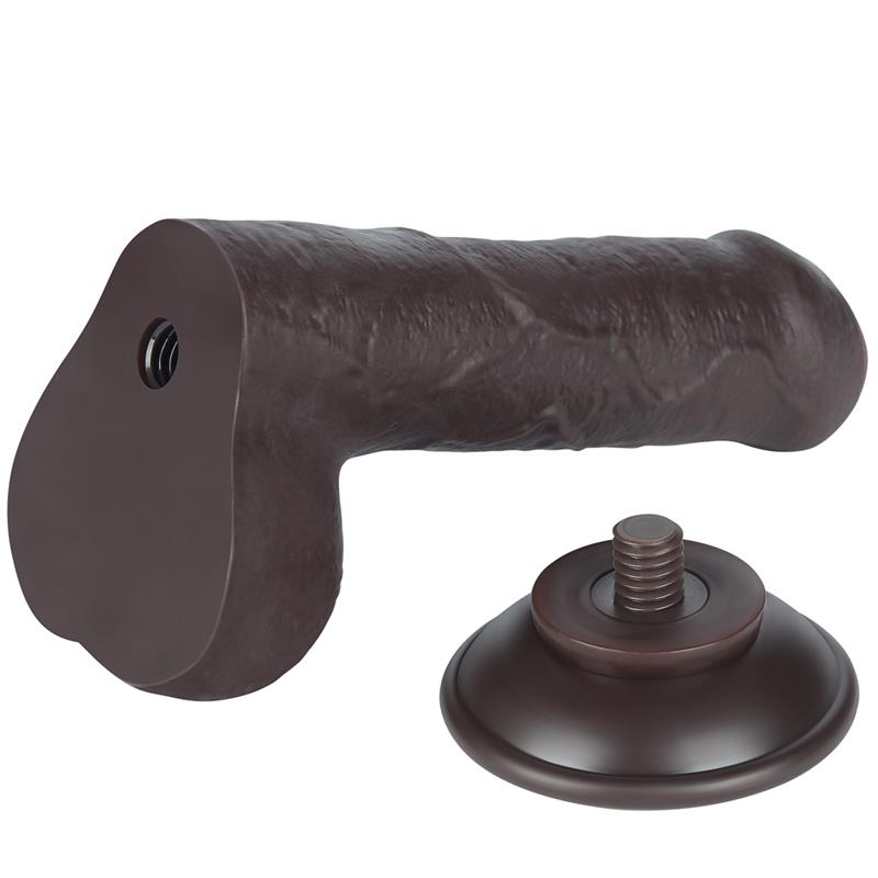 Dildo Dual Layer Piel Retractil 7