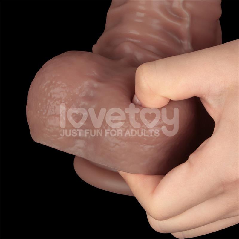 Dildo Dual Layered Articulable Xxl 16