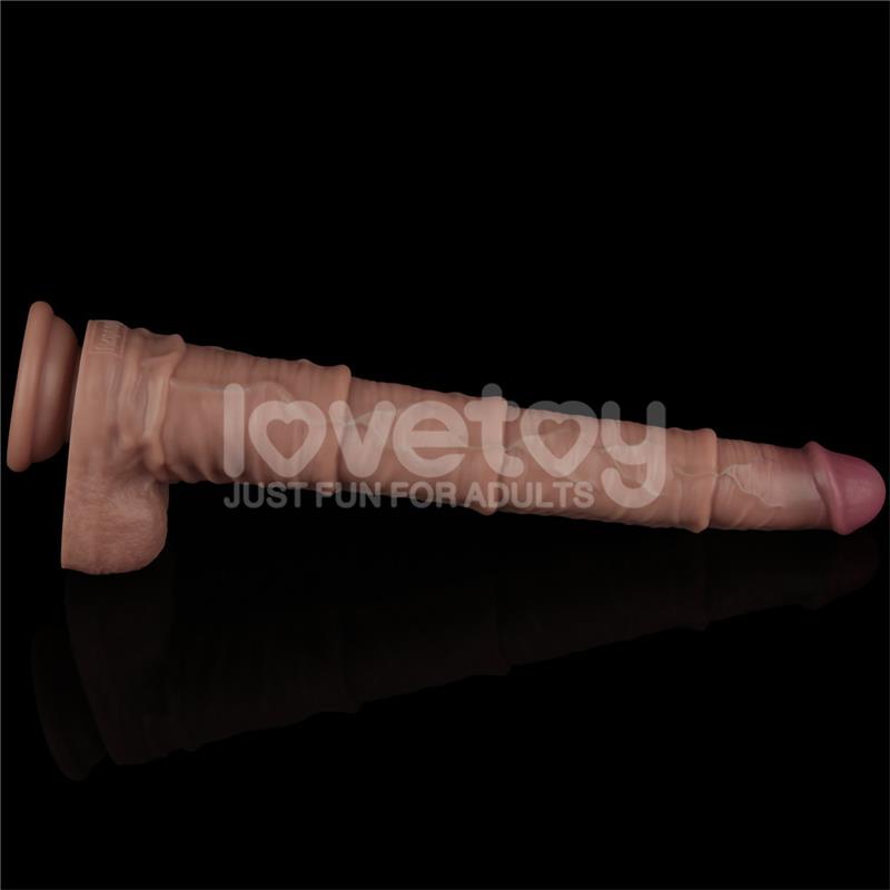 Dildo Dual Layered Articulable Xxl 16
