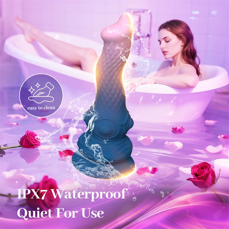 Dildo Fantasía Vibración, Oscilación Y Ventosa 23.3 Cm
