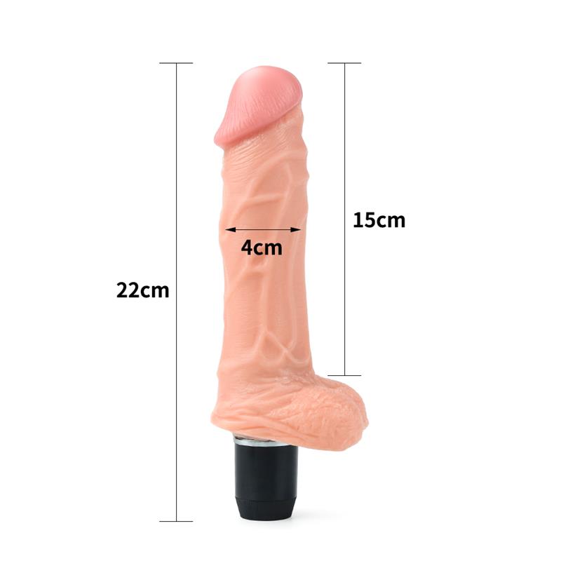 Dildo Flexi 9 Con Vibración Natural