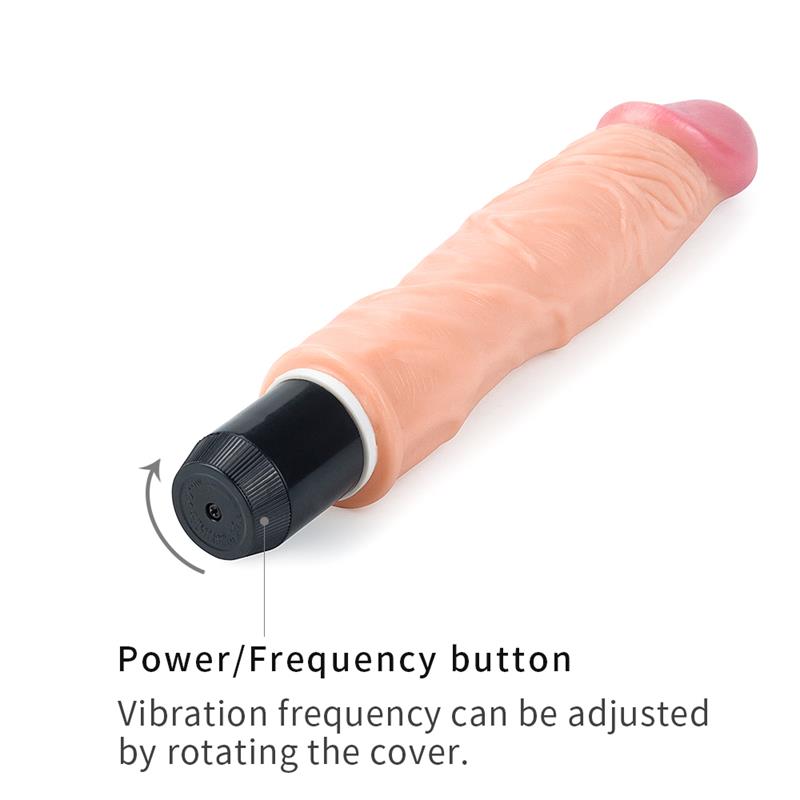 Dildo Flexi 9.5 Con Vibración Natural