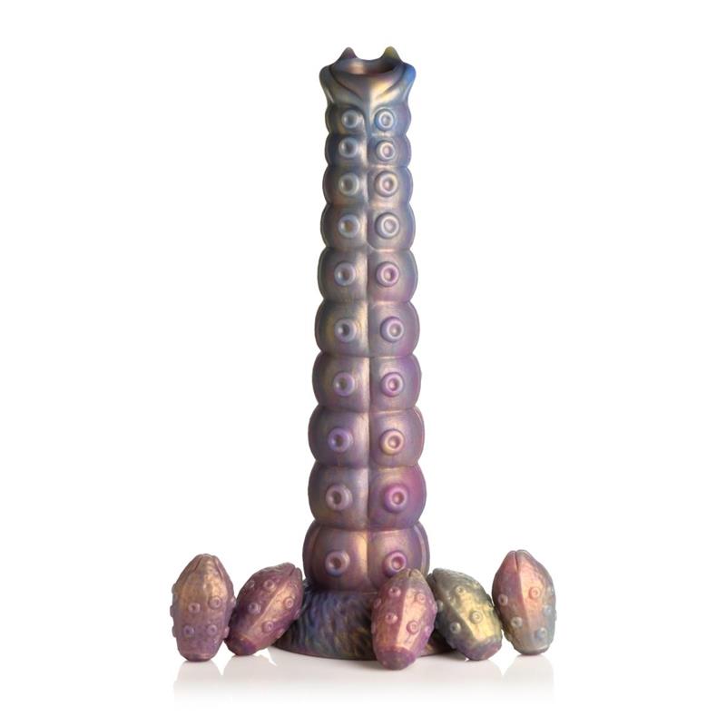 Dildo Ovoposito Con 5 Huevos Deep Invader Tentacle