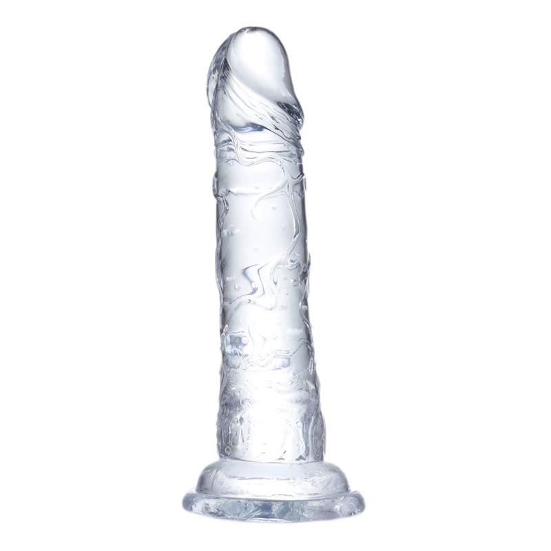 Dildo Realista Material Cristalino 19 Cm