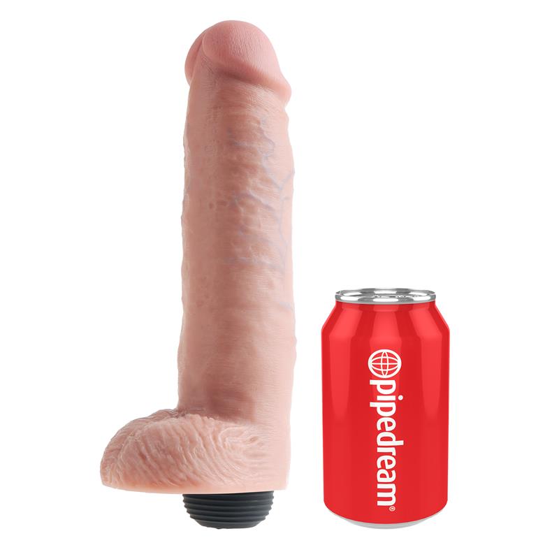Pene Eyaculador Con Testículos 10 - Color Natural