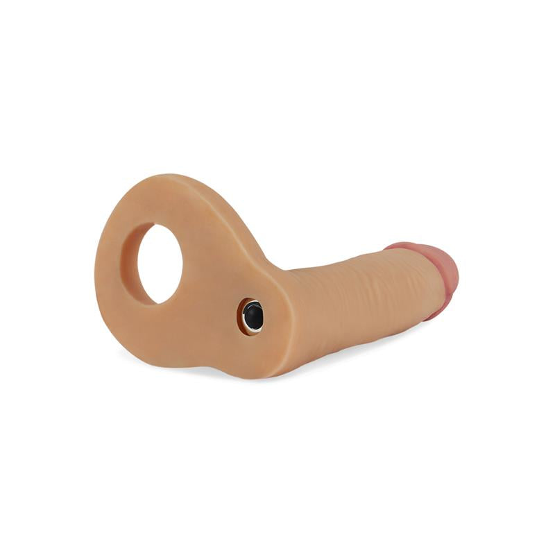 Dildo The Ultra Soft Double Con Vibración 5.8 Natural