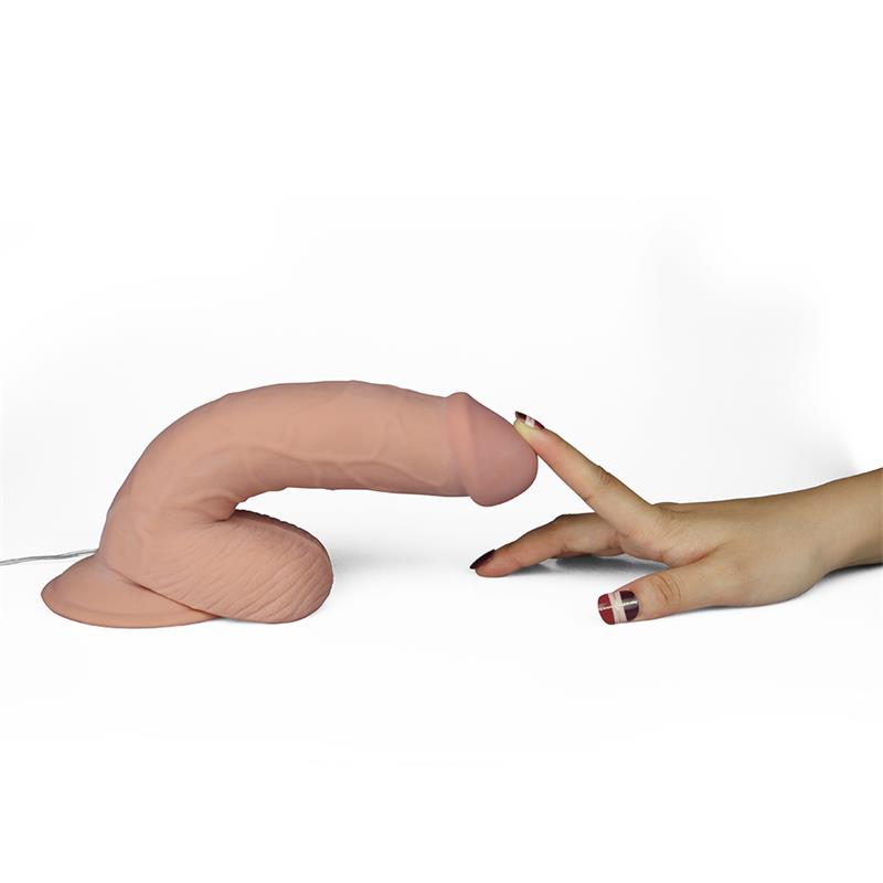 Dildo The Ultra Soft Dude Con Vibración 8.8 Natural