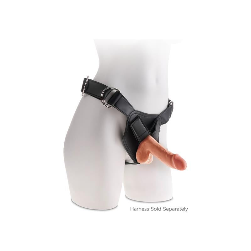 King Cock - Plus 3d Dildo Con Testiculos 17 Cm