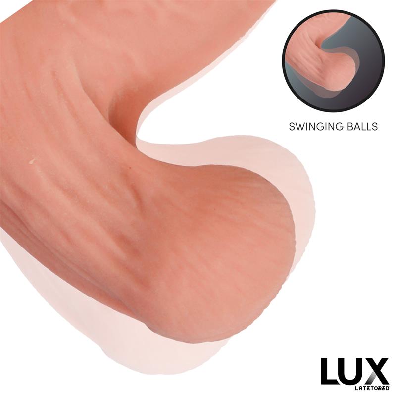 Dirk Dildo Triple Densidad Con Testículos Oscilantes 10