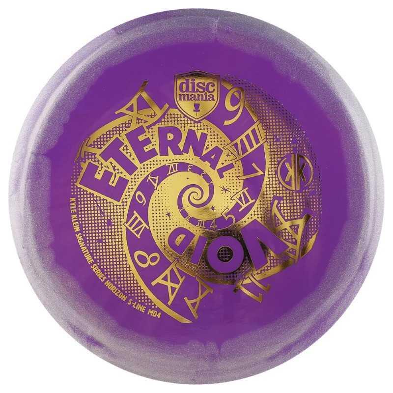 Discgolf Disc Discmania Midrange Driver S-Line Md4 Eternal Void Purple Silver 5 4 0 3
