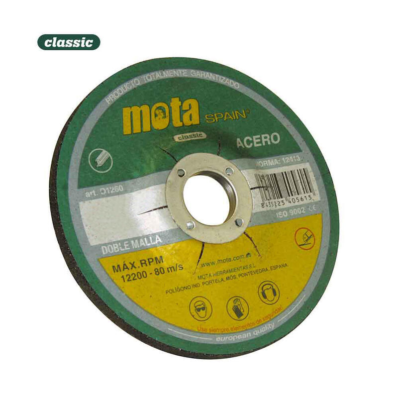 Disco Desbaste Ox. Ø180x6.0x22.23mm D1860 Mota