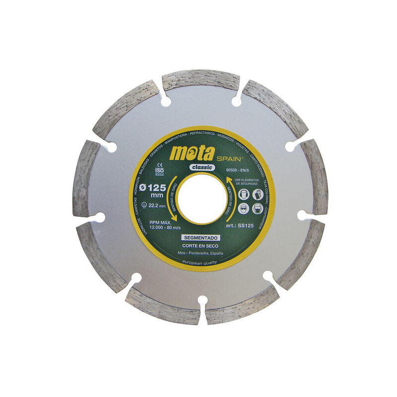 Disco Diamantado Segmentado Laser Ø230mm Ss230 Mota