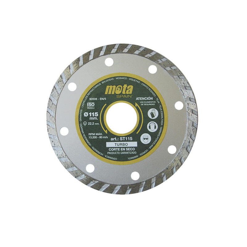 Disco Diamantado Turbo De Ø230mm Ss230p Mota