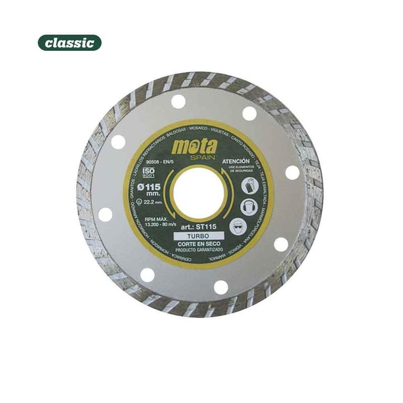 Disco Diamantado Turbo Ø115mm Clp18 St115-P Mota