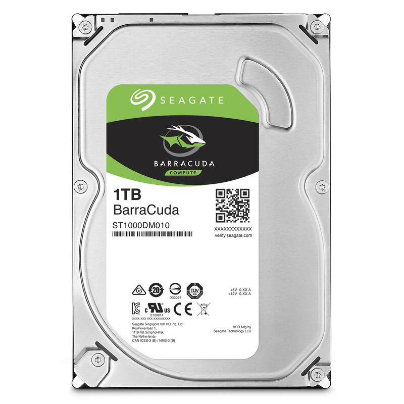 Disco Interno Hdd Seagate 3.5" 1tb Sata Iii 7200rpm 64mb 6gbps St1000dm010