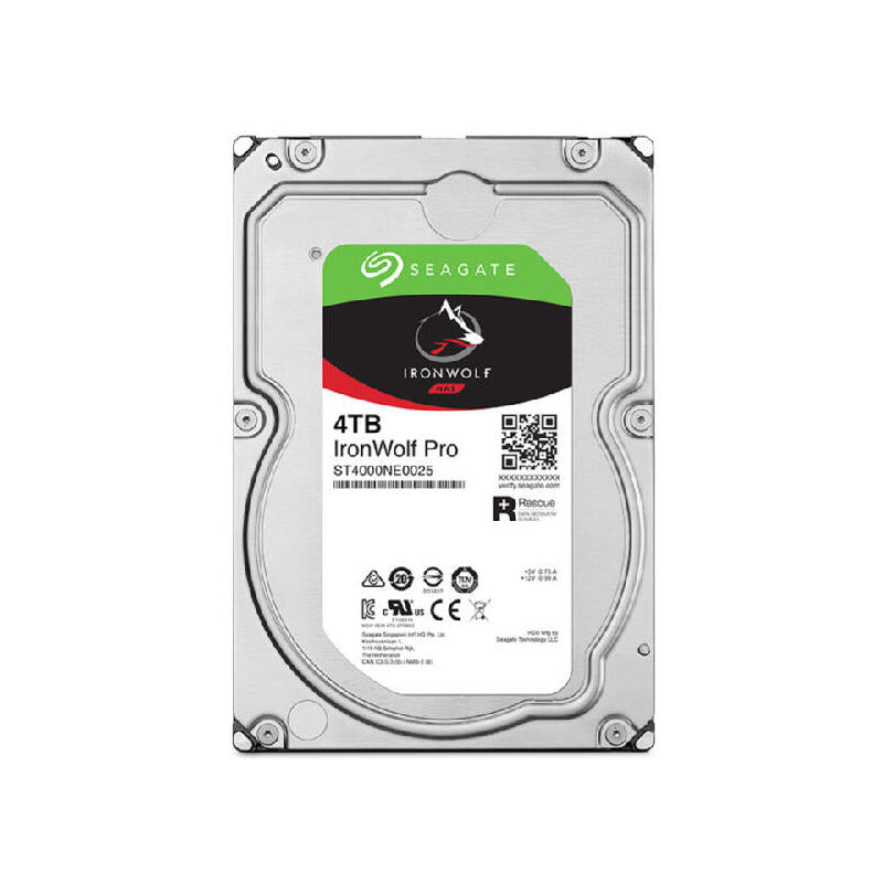 Disco Seagate Ironwolf Pro Enterprise Nas Hdd 4tb 7200rpm 6gb S Sata 256mb Cache 8.9cm 3.5" 24x7 For Nas Raid Rackmount Systems Blk