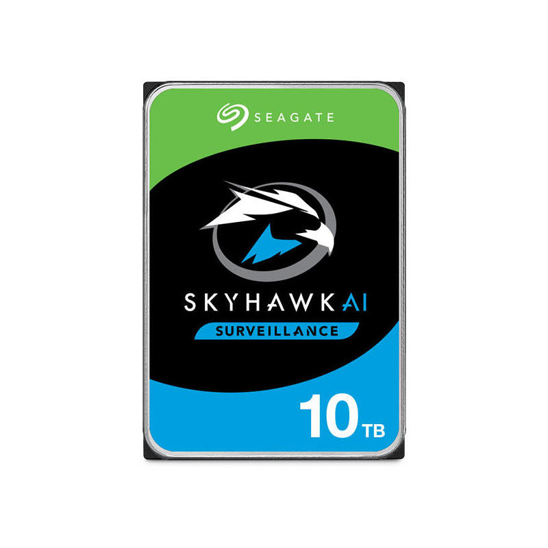Disco Seagate Surveillance Ai Skyhawk 10tb Hdd Sata 6gb/S 256mb Cache 8.9cm 3.5inch Blk