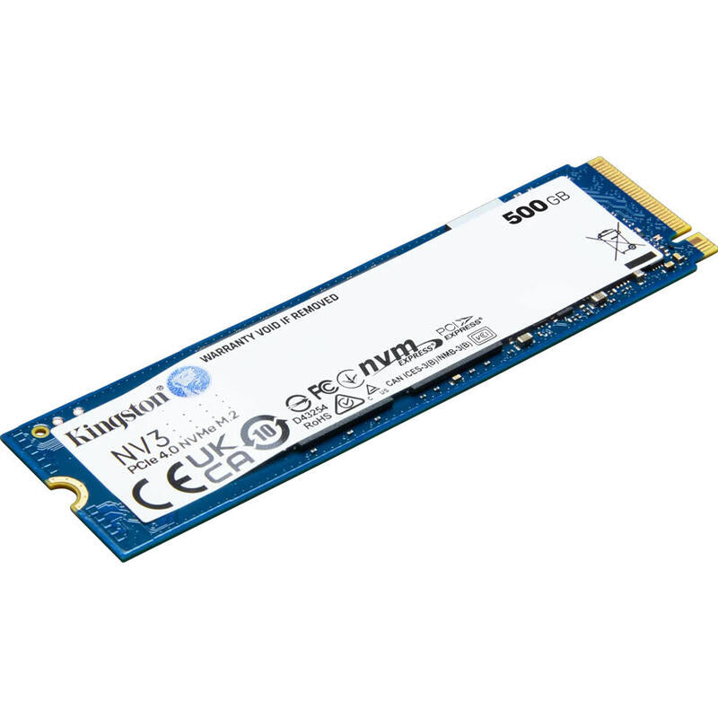 Disco Ssd Kingston Snv3s/500g 500 Gb 0,29 Dwpd M.2 2280 Pcie 4.0 X4 (Nvme) - Open Box