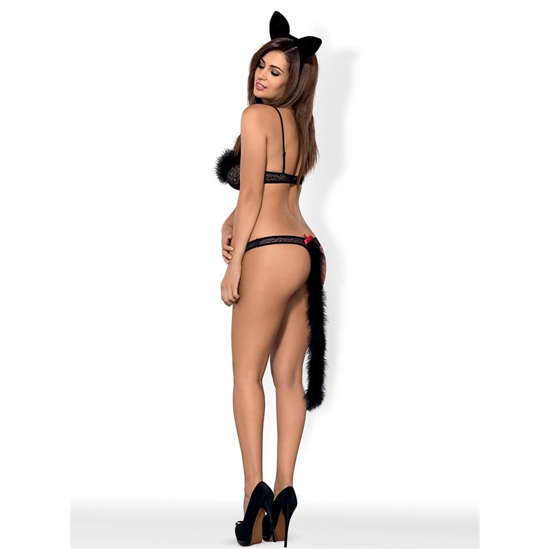 Obsessive Gepardina 3pcs Disfraz Gata S/M