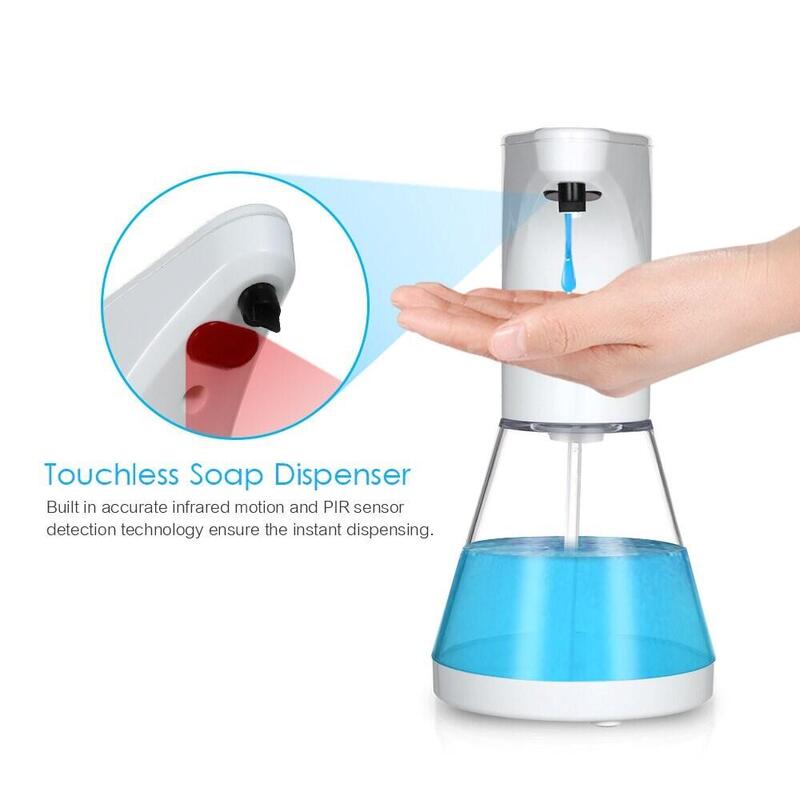 Dispensador Automático De Jabón Sin Contacto Con Sensor De Infrarrojos Para Una Higiene Y Desinfección Seguras De Sus Manos Promedix Pr-530