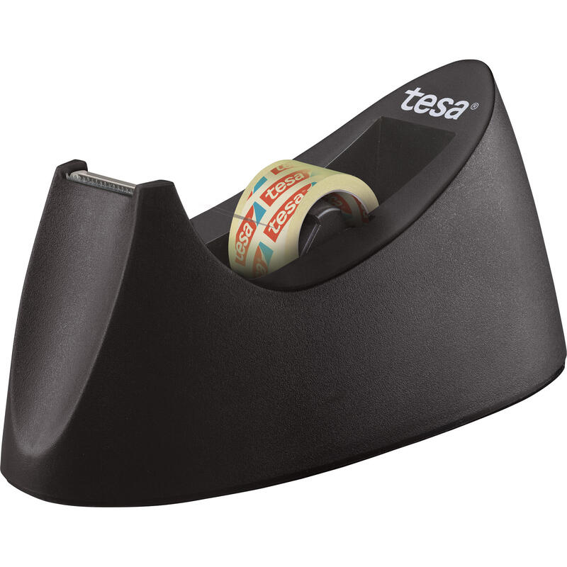 Dispensador De Mesa Tesafilm Curve + 1 Rollo Transparenteee