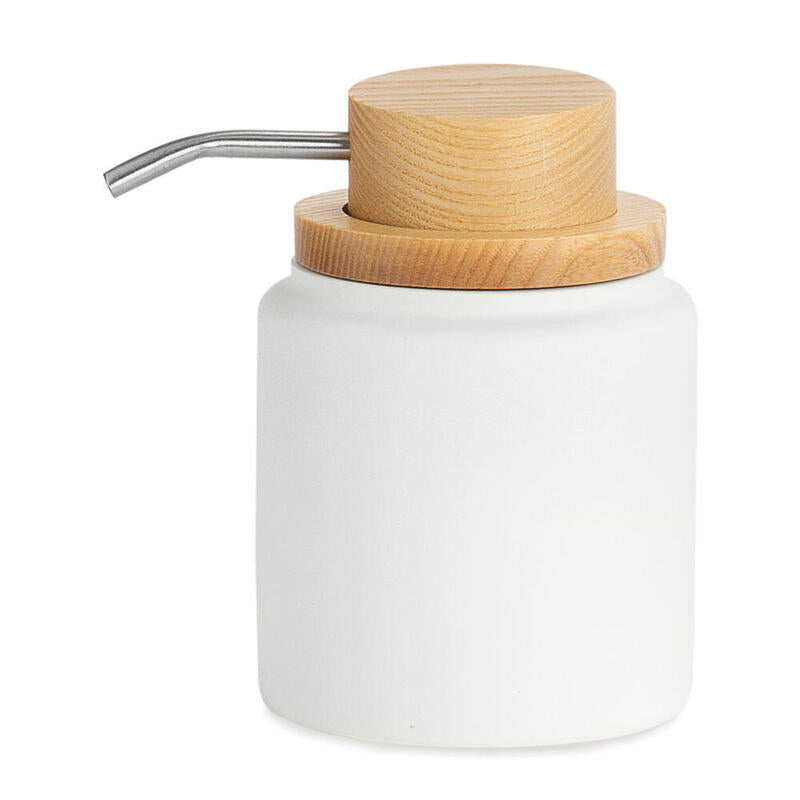 Dispensador Poli M. Fresno Blanco Ø9x13cm Ba22084 Andrea House