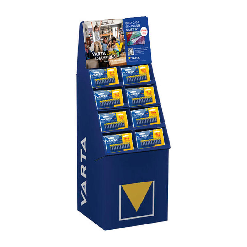 Display Pie Pilas Longlife Power Blister 8+4 (39bl X Aaa 4903121472 + 50bl X Aa 4906121472)