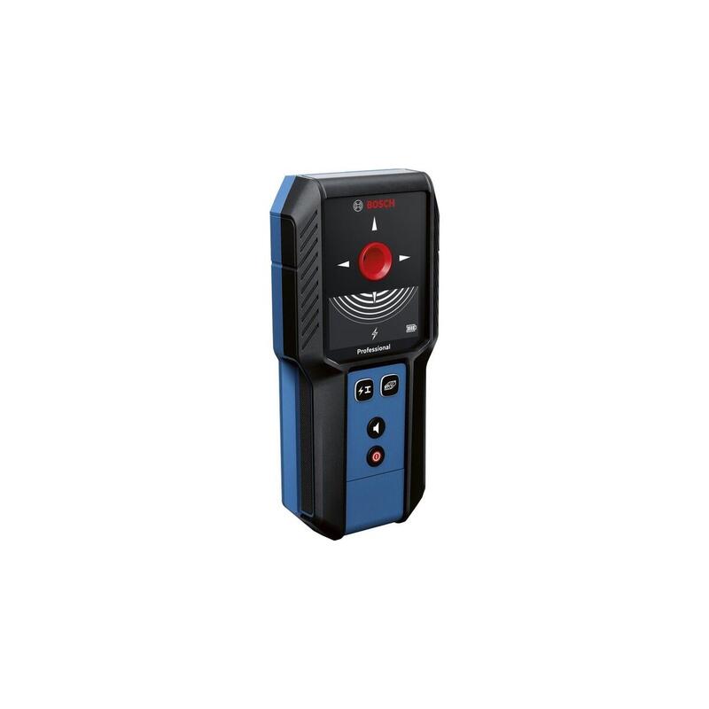 Dispositivo De Seguimiento Bosch Professional Gms 120-27 Professional Azul Negro, Con Bolsa Protectora Y Batería De Iones De Litio De 3,7 V 1,0 Ah 601081701