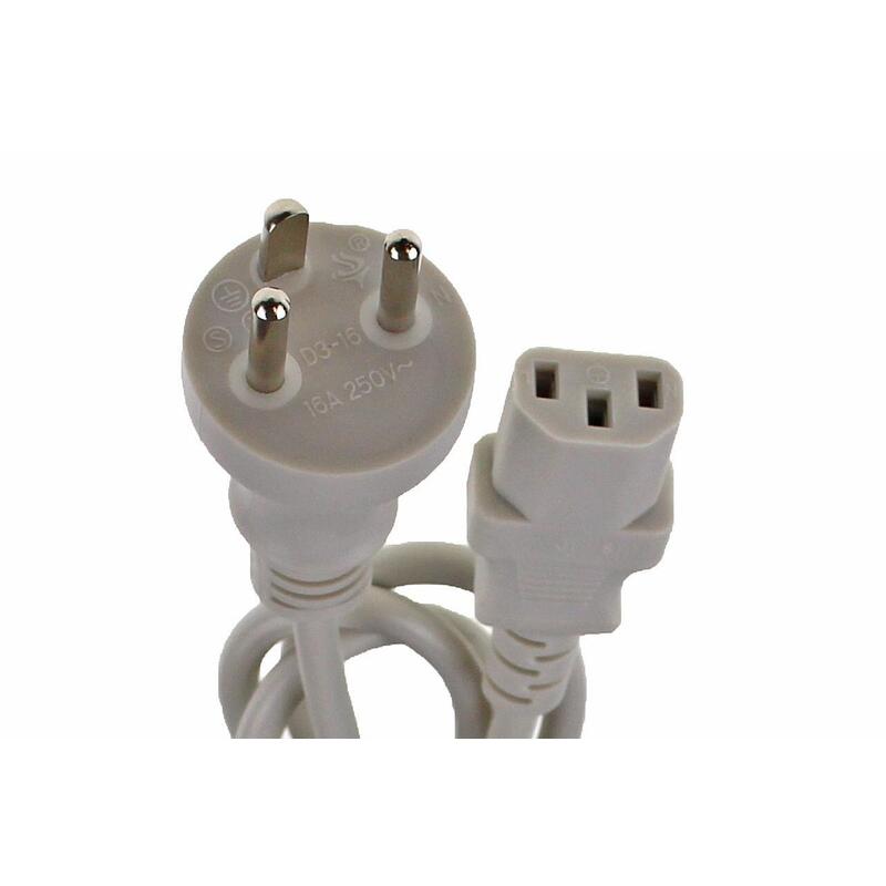 Dk StrMkabel Gr 1,8m, Lige Apparatstik M/Jord, Til C13,