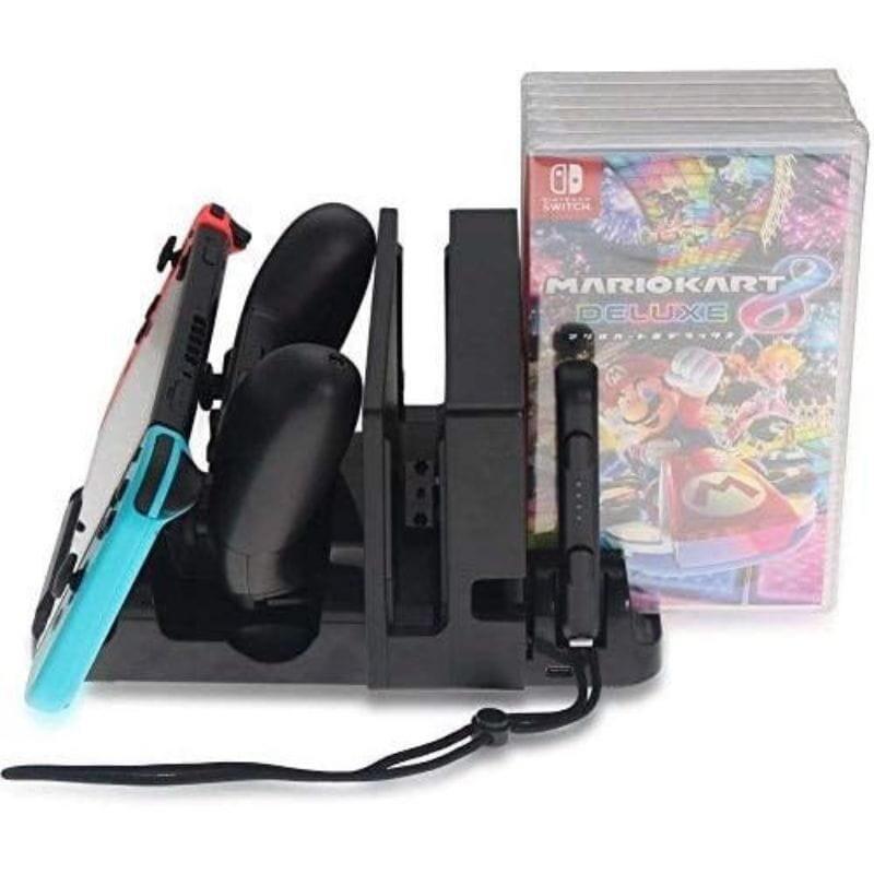 Dobe Tns-895 Soporte Carga Mandos Nintendo Switch Negro Base De Carga