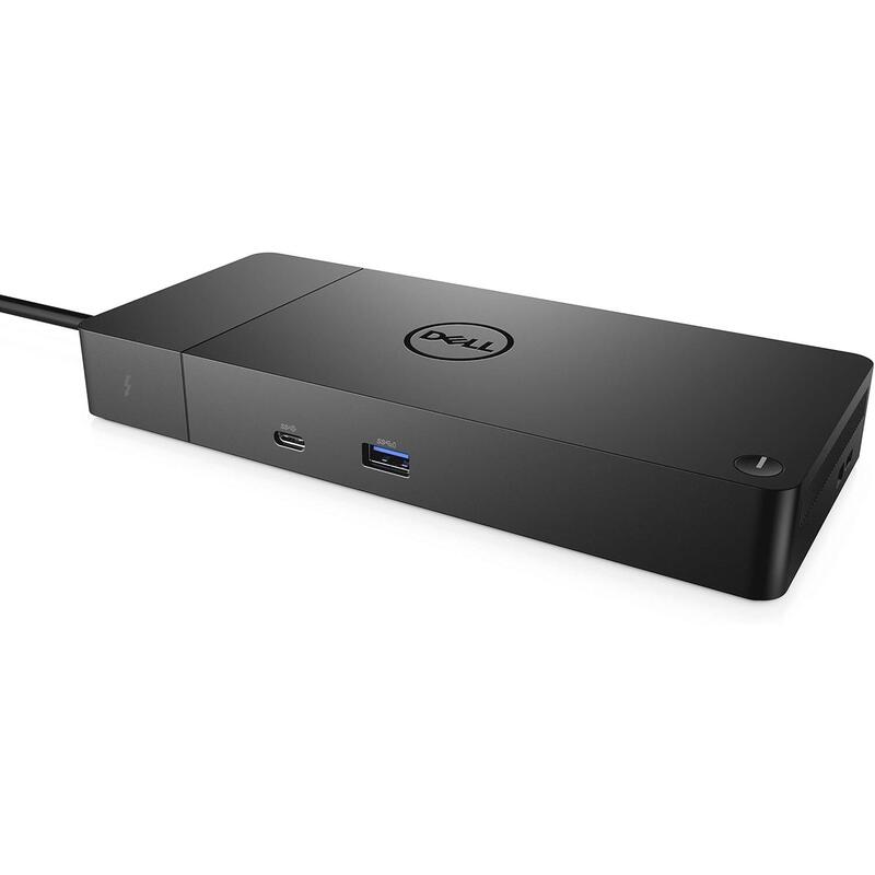 Docking Station Reacondicionado Dell Wd19 180w Negro 3 Usb-C 2 Dp 1 Hdmi 3 Usb 3.0 Rj45 Thunderbolt 3.0 Con Cargador 180w K20a K20a001