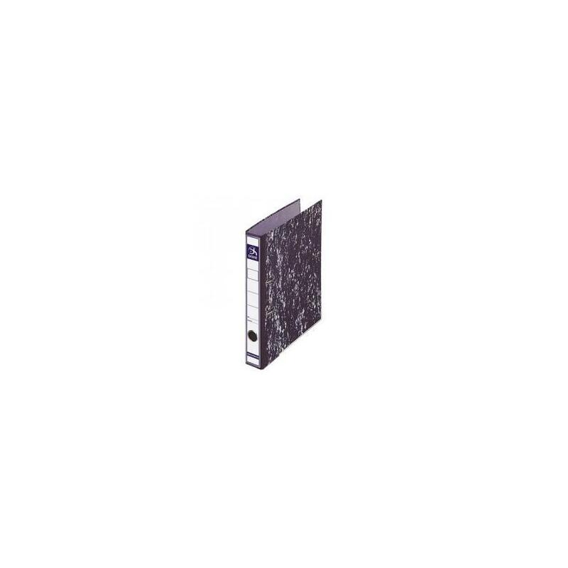 Dohe Archivador Archinovo Cartón Rígido Palanca Folio Lomo Estrecho Con Rado Negro Jaspeado