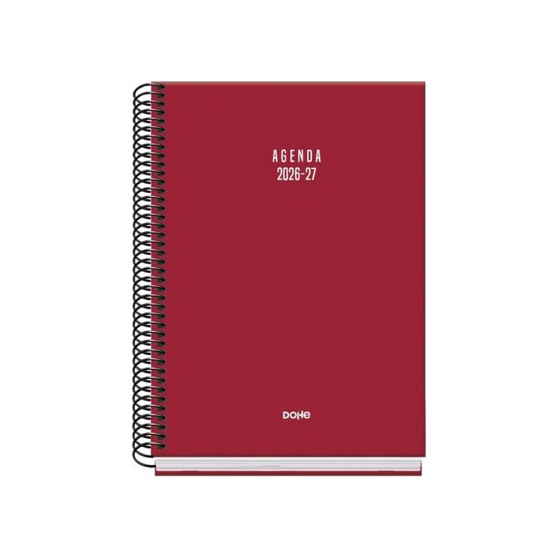 Dohe Basic Colour Vibes Agenda Escolar 26/27 - Formato A5 - Semana Vista - Papel Offset Ahuesado 70g - Cubierta De