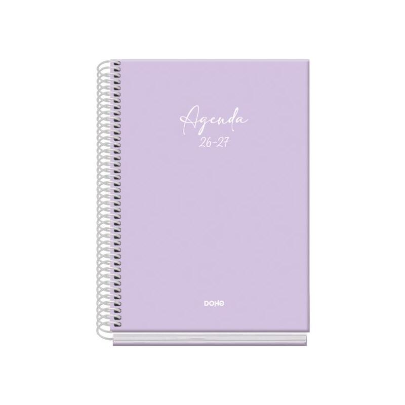 Dohe Basic Serenity Agenda Escolar 26/27 - Formato A5 - Semana Vista - Papel Offset Ahuesado 70g - Cubierta De Carton
