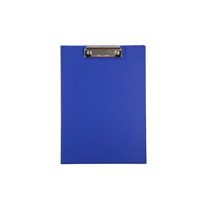 Dohe Carpeta Pinza Tamaño A4 - Carton Forrado Pvc Opaco - Pinza De Presion - Bolsillo Interior