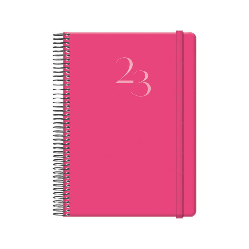 Dohe Denver Agenda Anual - Dia Pagina - Sabado Y Domingo Misma Pagina - Cierre Con Goma Elastica - Tamaño 15x21cm -