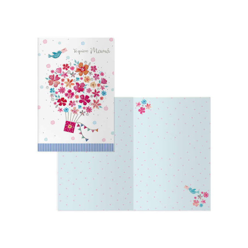 Dohe Pack De 6 Tarjetas De Felicitacion Dia De La Madre - 11.5x17cm - Impresas A Todo Color - Estampaciones Con