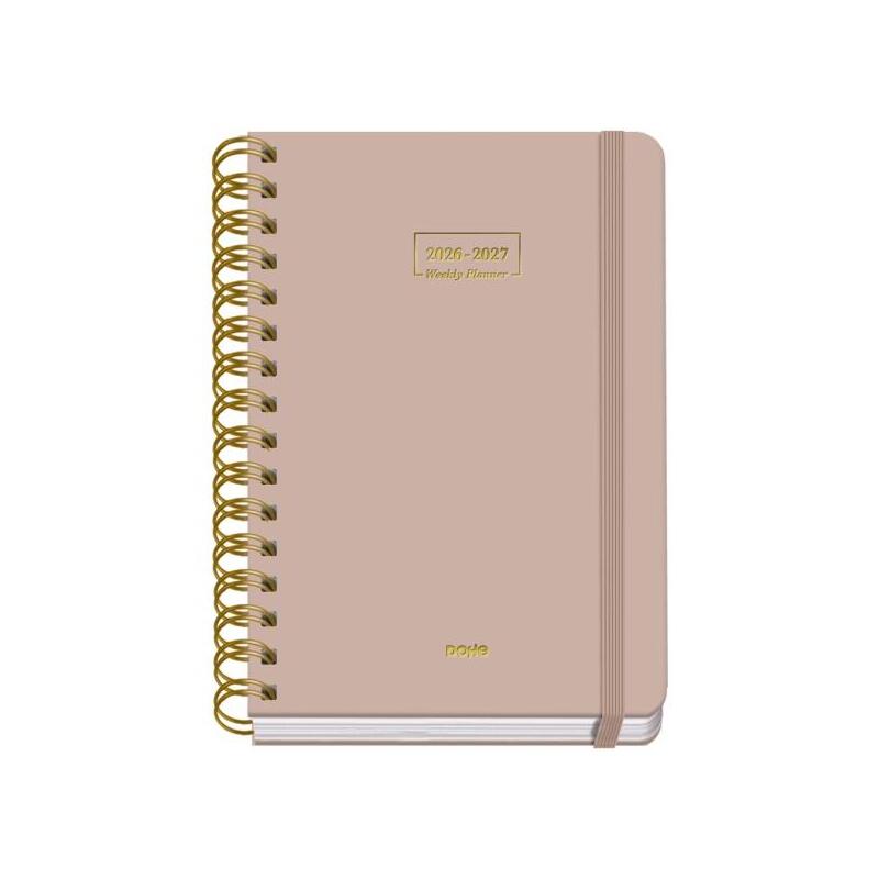 Dohe Premium Agenda Escolar 26/27 - Formato A5 - Semana Vista - Papel Offset Ahuesado 80g - Cubierta De Carton