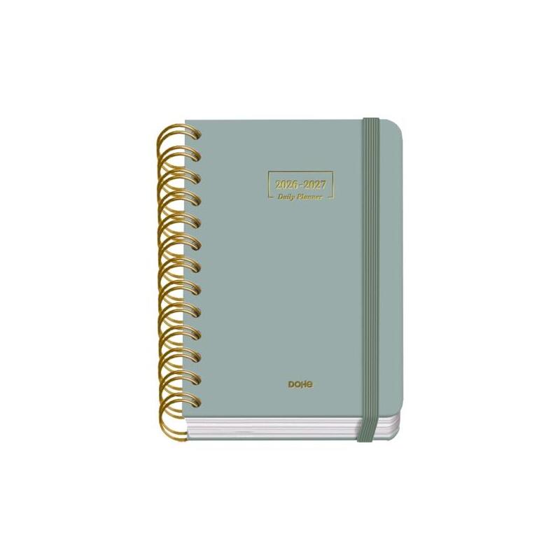 Dohe Premium Agenda Escolar 26/27 - Formato A6 - Dia Pagina - Papel Offset Ahuesado 80g - Cubierta De Carton